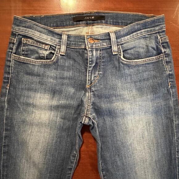 Joe's Jeans The Libby Crop Mid Rise Straight Leg Jeans Blue Wash Size 27 - Picture 4 of 15